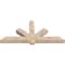 Ekena Millwork Kennewick Smooth Timber Gable Bracket, Douglas Fir, 72"W x 33"H x 5 1/2"D x 5 1/2"F, 11/12 Pitch GBW072X33X0606KEN00SDF - alternate 4